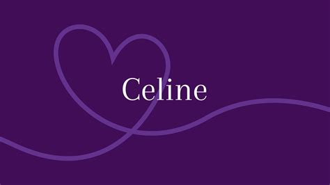 bedeutung des namens celine|Celine .